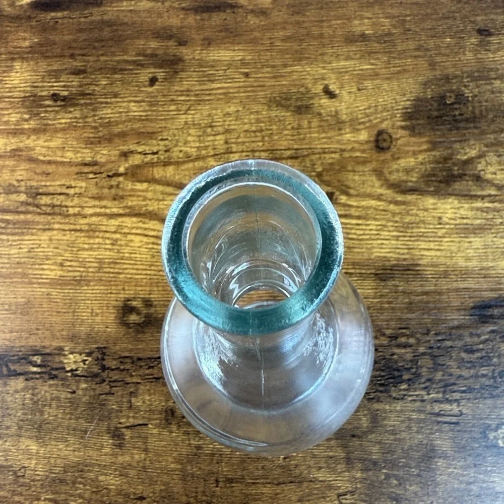 Chic Clear Tempered Glass Bottle Vase